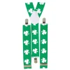 SALE Hosenträger mit Klee, St. Patrick