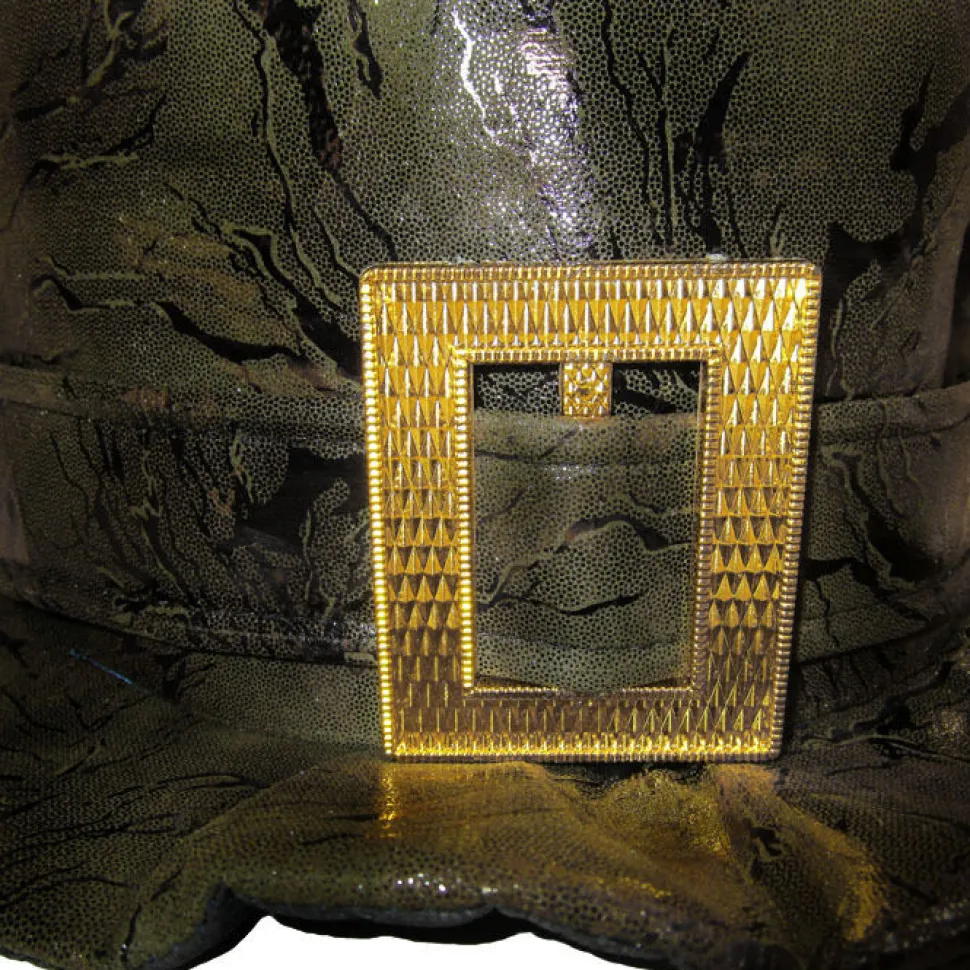 SALE Hut Steam Punk, braun mit goldener Schnalle