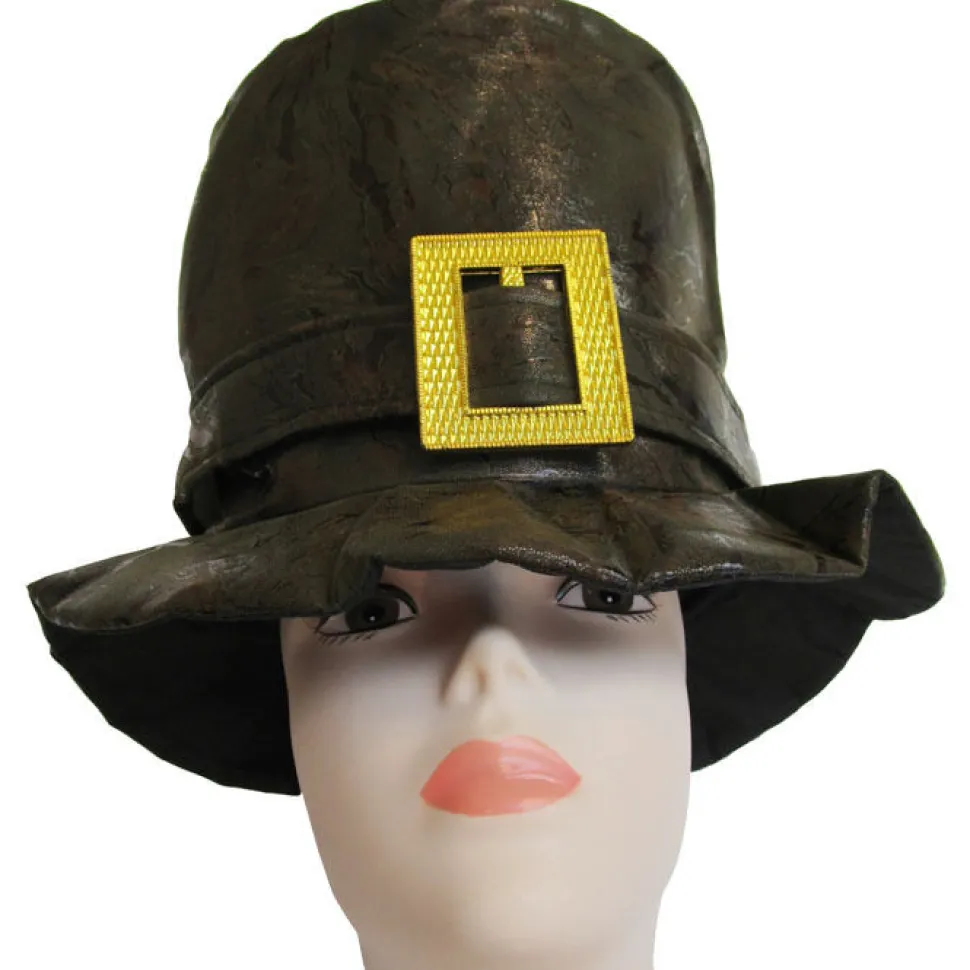 SALE Hut Steam Punk, braun mit goldener Schnalle