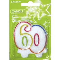 SALE Kerze 60 mit Glitter