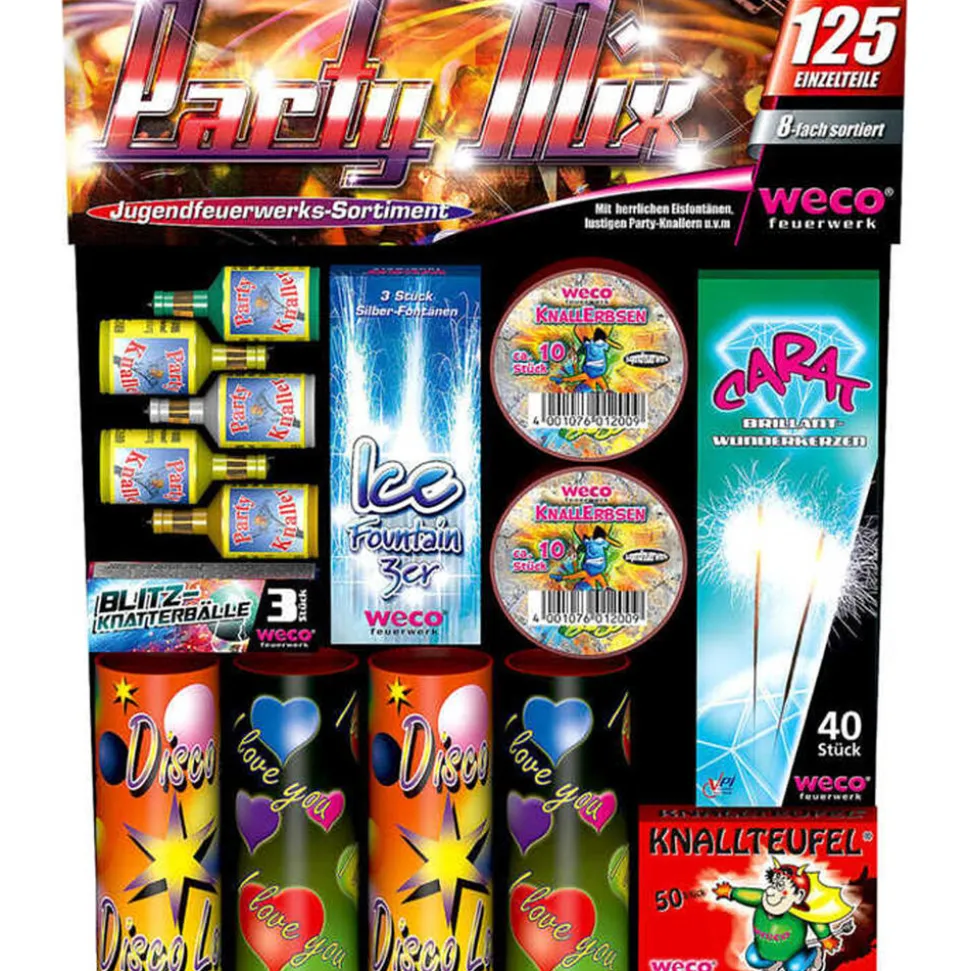 SALE Kinderfeuerwerk-Party-Sortiment Party-Mix - Das Original