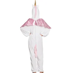 SALE Kinder-Kostüm Overall Einhorn, Gr. M bis 140cm Körpergröße - Plüschkostüm, Tierkostüm