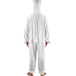 SALE Kinder-Kostüm Overall Eisbär, Gr. M bis 140cm Körpergröße - Plüschkostüm, Tierkostüm