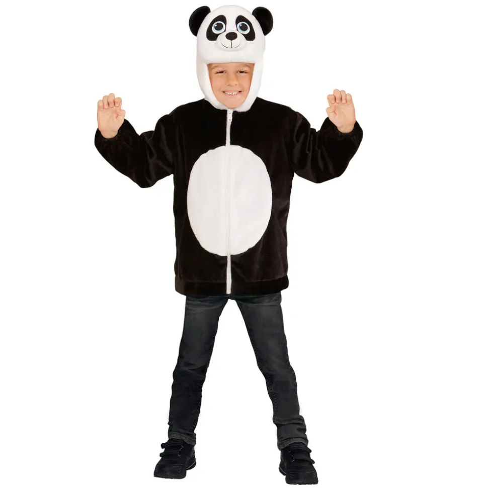 SALE Kinder-Kostüm Plüschjacke Panda, Gr. 92-98