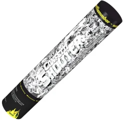 SALE Konfetti-Shooter / Konfettiregen / Kanone, Silber, 30cm