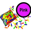 SALE Konfetti Streifen, pink, 250 g