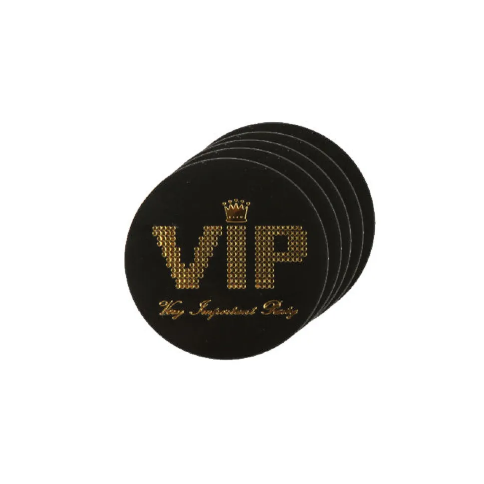SALE Konfetti VIP, Ø 3,5 cm, schwarz, 50 Stück