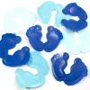 SALE Konfetti XL, Babyfüße blau