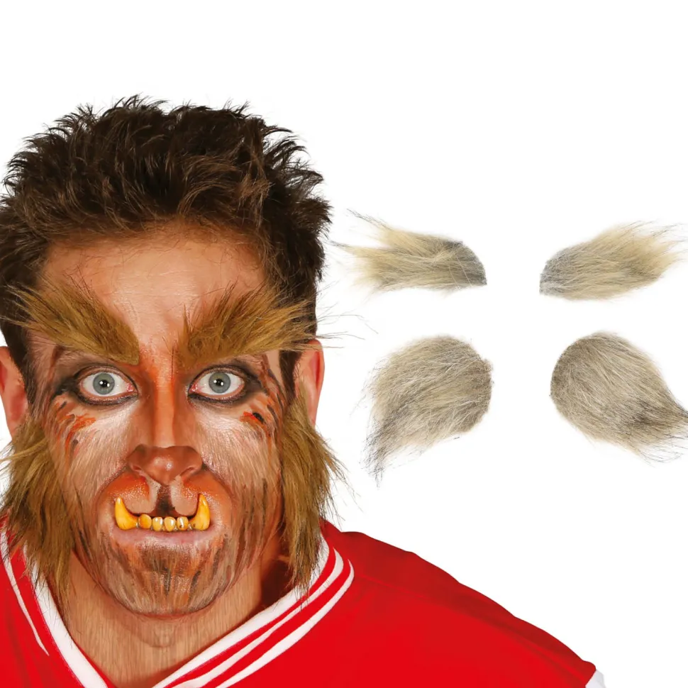 SALE Koteletten und Augenbrauen Werwolf, selbstklebend