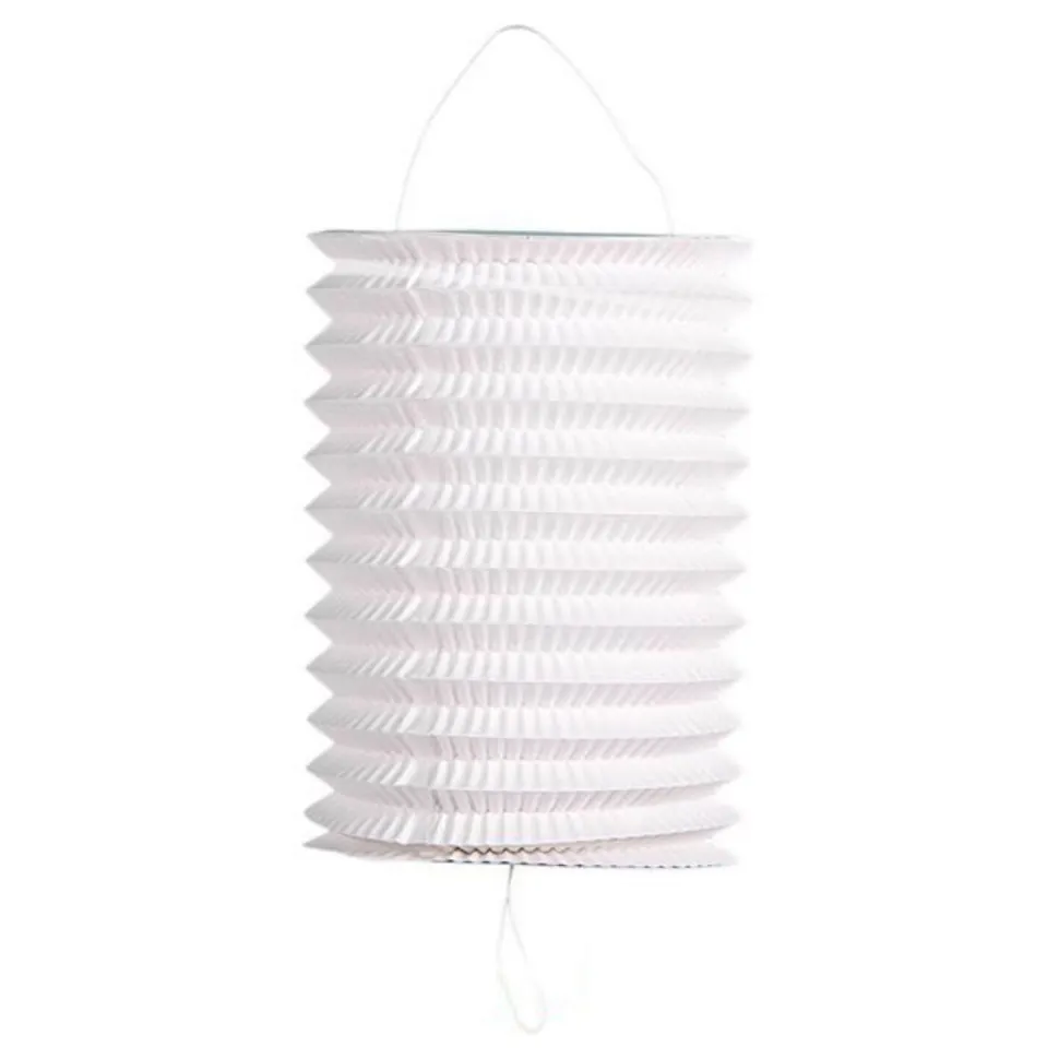 SALE Lampions / Zuglaternen, weiß, 16cm Höhe, 6 Stück