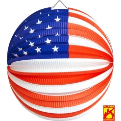 SALE Lampion USA, Ø 25 cm, flammensicher