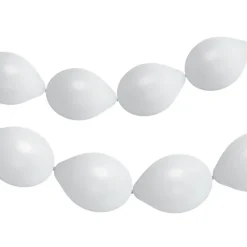 SALE Latex-Luftballons für Ballongirlanden, 33cm, weiß, 8 Stück