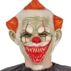 SALE Latex-Maske Grinsender Halloween-Clown
