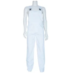 SALE Latzhose, weiß, Größe 44