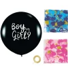 SALE Luftballon Gender Reveal mit rosa und blauem Konfetti