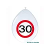 SALE Luftballon Verkehrsschild 30, 8 Stück
