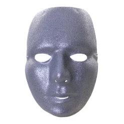 SALE Maske Glitter Face, gold oder silber sortiert
