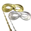 SALE Maske Lorgnette, gold oder silber, 1 Stück