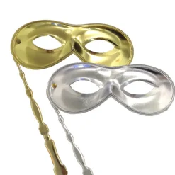 SALE Maske Lorgnette, gold oder silber, 1 Stück