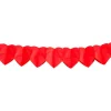 SALE Mini-Girlande rotes Herz, Papier, 2m, 1 Stk.