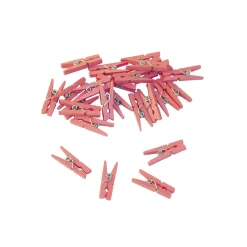 SALE Mini-Wäscheklammern, rosa, 24 Stück