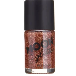 SALE Moon Creations Glitzer-Nagellack holographisch, 14 ml, rose-gold
