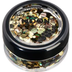 SALE Moon Creations Glitzer-Schminkstreu grob, Luxus, 3g