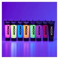 SALE Moon Creations Neon UV-Gesichts- und Körperschminke 12ml, orange