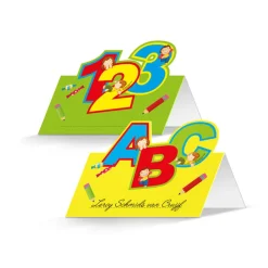 SALE Namenskarten Schulanfang, 24 Stk.