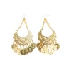 SALE Ohrringe Orient mit Münzen, Gold, 1 Paar