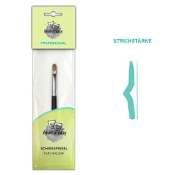 SALE Paint It Easy Qualitäts-Schminkpinsel flach, klein, für Gesicht und Körper