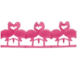 SALE Papier-Girlande Flamingo, 250cm
