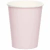 SALE Papp-Becher unifarben, ca. 237ml, rosa, 8 Stück