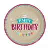 SALE Papp-Teller Happy Birthday, 8 Stück, Ø 23cm