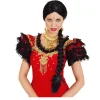 SALE Perücke Damen Mittelscheitel mit einem geflochtenem Zopf, Bollywood, schwarz