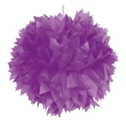 SALE Pompom, Papier, violett, 30 cm, 1 Stk.