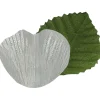 SALE Rosenblätter mit Blatt silber Ø 5 cm, 100 Stk.