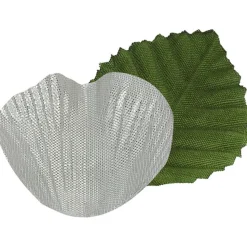 SALE Rosenblätter mit Blatt silber Ø 5 cm, 100 Stk.