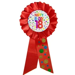 SALE Rosette Bunter Geburtstag 18