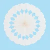 SALE Rosette weiße Herzen, ø 60 cm, schwer entflammbar