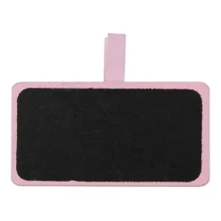 SALE Schiefertafel mit Klammer rosa, 4x2cm 12 Stk.