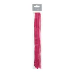SALE Schleife aus Organza, ca. 20 mm, fuchsia, 5 Stk.