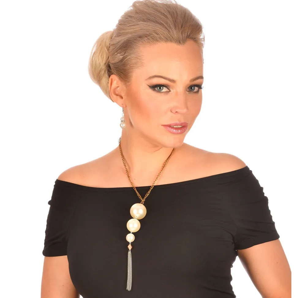 SALE Schmuck-Set Perlenkette, Ohrringe & Armband
