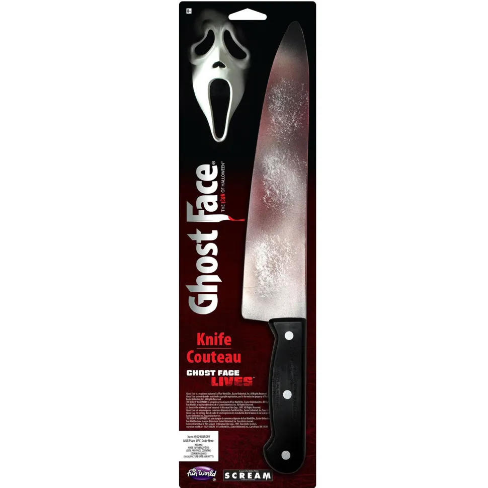 SALE Scream / Ghost-Face Schlachter-Messer in Original-Filmoptik