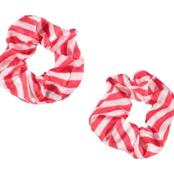 SALE Scrunchies Haarband, rot-weiß, 1 Stück