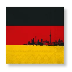SALE Servietten Deutschland, 20 Stück, 3 lagig, 33x33 cm