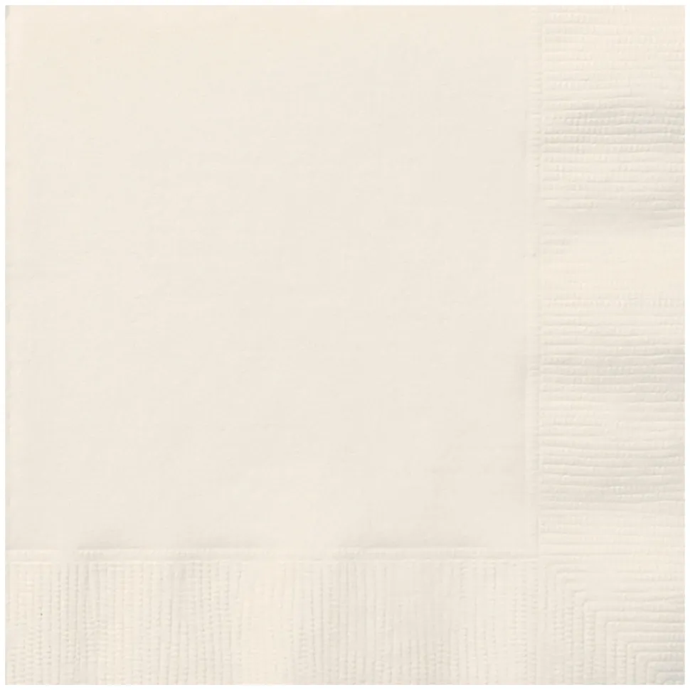 SALE Servietten, Premiumqualität, Größe ca. 33 x 33 cm, 20 Stück, Farbe: Elfenbein