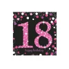 SALE Servietten Sparkling pink 18, 33x33cm, 16 Stk.