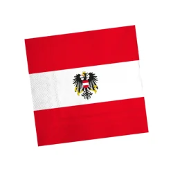 SALE Servietten Österreich 3-lagig, 20 Stück, 33 x 33 cm