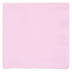 SALE Servietten unifarben, ca. 33x33cm, rosa, 20 Stück